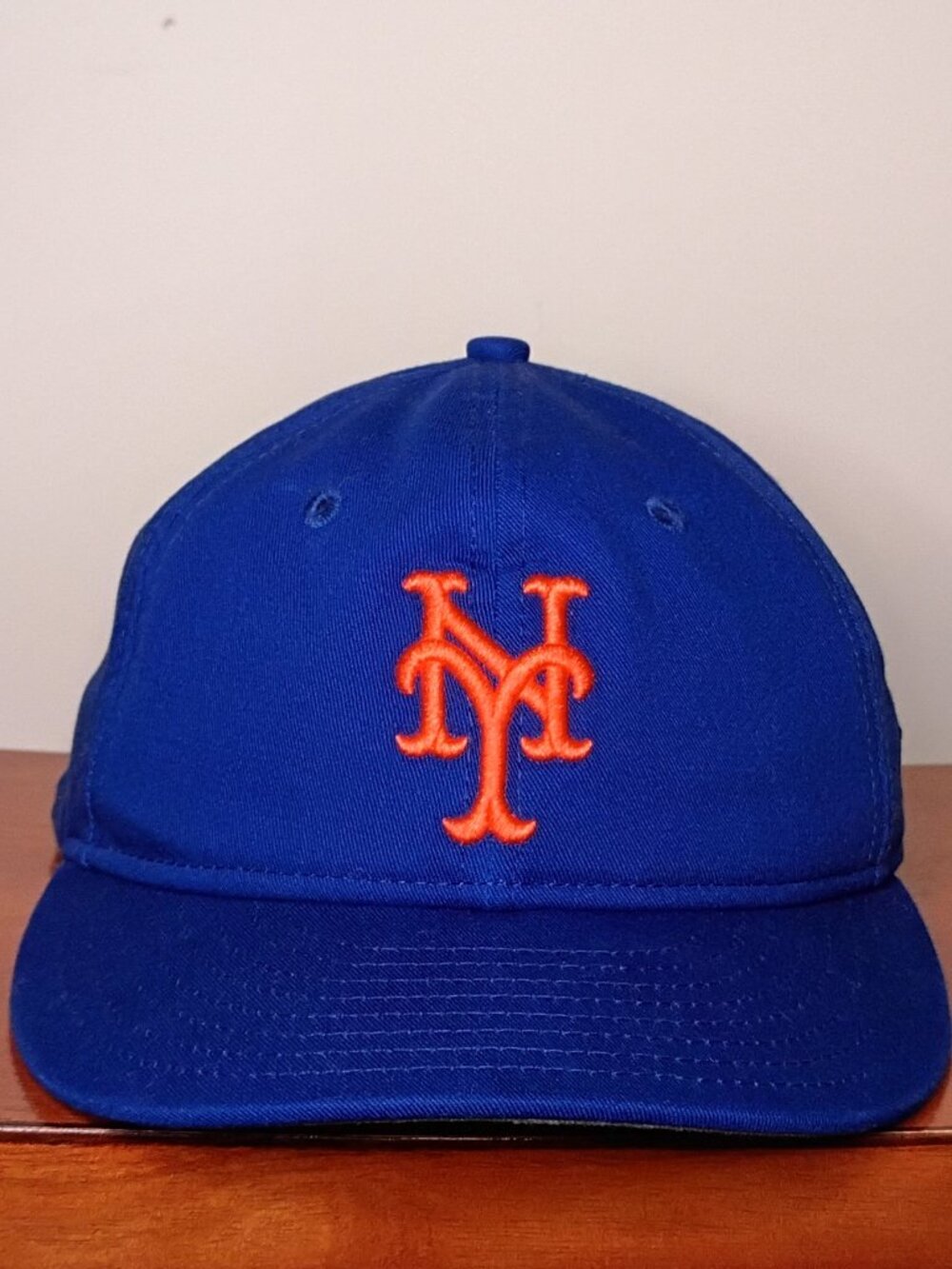 New York Mets MLB 9FIFTY New Era Adjustable Hat Baseball Cap Blue Orange